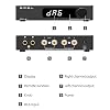 S.M.S.L DA-6 Power Amplifier Mini High Resolution DA6 Amp 70W*2 with Remote Control(Black)