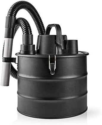 Ex-Pro 18L Ash Vacuum Cleaner 800W Vac Collector with HEPA Filter and Flexible Hose for Fireplace, Wood Burner, Log Burner, Grill, BBQ, Oven, Stove, Fire Pit, Chiminea and more - Black