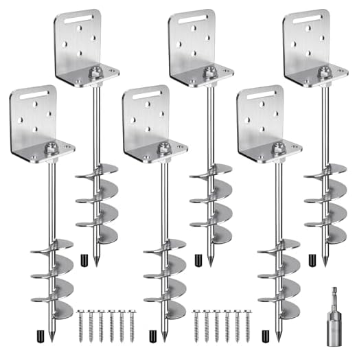 18 Inch Screw-in Ground Anchors