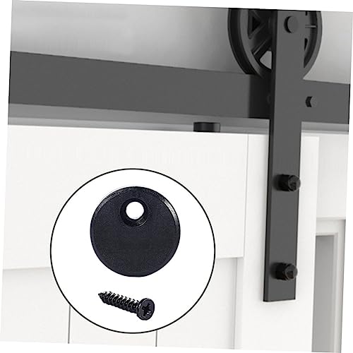 Generic 4 Conjuntos grade da porta do celeiro suporte para moveis Suporte para móveis rolo de porta