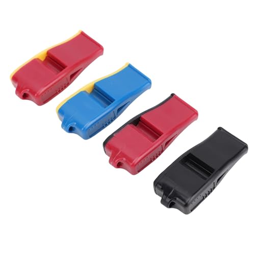 Silbatos deportivos 4 piezas sonido claro doble vía miniatura 5