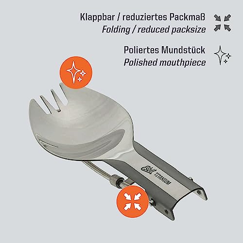 Esbit Titan Göffel 2 in 1 klappbar ultraleicht FSP17-TI