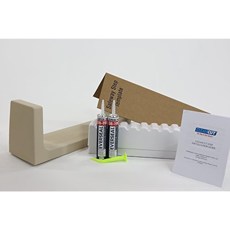 CleanCut Step Bathtub Accessibility Kit - Convert Existing Tub to Step-In Shower (Beige, Size Large)