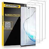 Ermorgen (3 Pack) TPU Screen Protector Compatible for Samsung Galaxy Note 10 High Definition Edge to Edge (Full Coverage) Case Friendly Anti-Scratch Bubble-Free