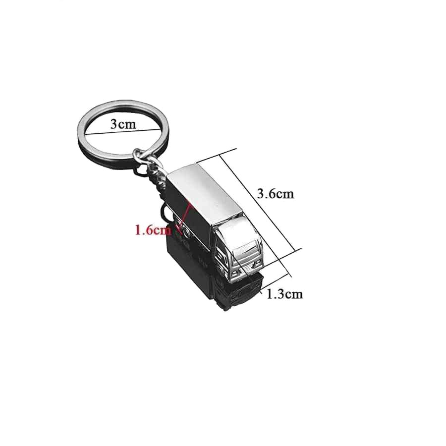 Llavero metálico en forma de camión, Key Chain truck, 1 Unidad - imagen 5