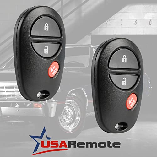 Key Fob Keyless Entry Remote Fits Toyota Tacoma Tundra Sienna Sequoia Highlander (Gq43Vt20T), Set Of 2 #TOP1