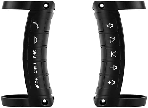 Smart Universal Wireless Steering Wheel Remote Control Button with Bluetooth Support for Android Wince Connected to GPS Navigation Multimedia Player Control Radio Music Without Light