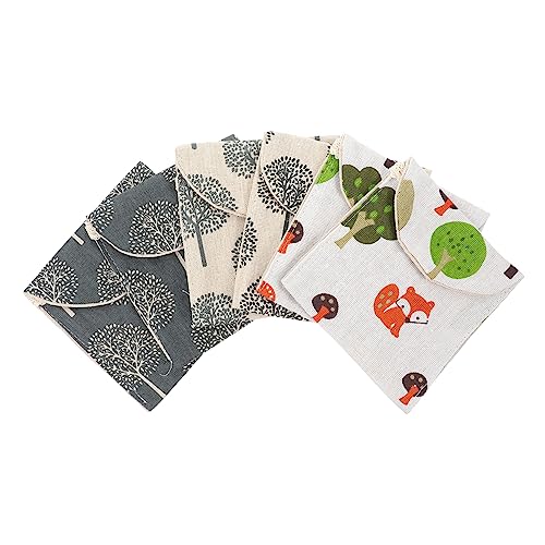 SOLUSTRE 6stücke Tampon Tasche Damenbindenbeutel Für Draußen Aus Tragbar Mit Praktischem Design Zum Schutz Vor Verschmutzungen Und Verrutschen Für Reisen Im Freien