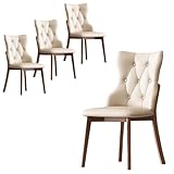 ★【Chair for Dining Room】Pull up timeless style to any table or eat-in area. The coffee palette of these chairs makes matching with other decor so easy—not to mention stylish.