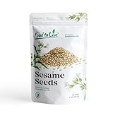 Food to Live Toasted Hulled Sesame Seeds, 1 Pounds – Crunchy and Nutritious Snack, Oven Roasted, Unsalted, No Oil Added, Perfect for Cooking, Baking, Smoothies and Salads, Vegan, Kosher, Bulk