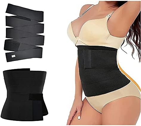 Snatch Me Up Bandage Wrap Tiktok Quick Snatch Bandage Wrap, Invisible Wrap Waist Trainer Tape, Wrapped Lumbar Support Belt, Adjustable and Comfortable Backrest for Lower Waist Pain Relief (19.6 FT)