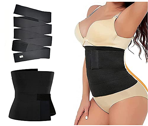 Snatch Me Up Bandage Wrap Tiktok Quick Snatch Bandage Wrap, Invisible Wrap Waist Trainer Tape, Wrapped Lumbar Support Belt, Adjustable And Comfortable Backrest For Lower Waist Pain Relief (19.6 Ft) #TOP15
