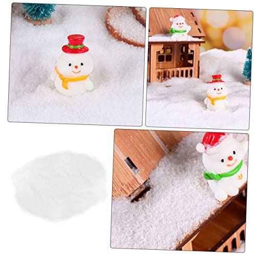 Toyvian 1 Decoração De Presépio De Neve Falsa Decoração De Presépio De Algodão Artificial Neve Layou