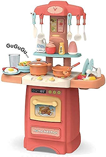 TIUDTOY Big pcs Spraying Mist Kitchen Set with Lights, Sound, Sink, Water, steam Accessories Set with Light and Sound for Children(Color as per Availability)(Multi Color) (29 PIS)