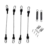  Baoblaze Tow Seil Schleppseil Stahlseil mit Zubehör für 1:10 RC Crawler Auto