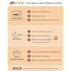 [KCHELIN] Microwaveable Korean Japchae Fried Rice (Pack of 6), Korean Food, Instant, Quick & Delicious, Shelf- Stable, On-the-Go Meals, 7.05 oz per Bowl