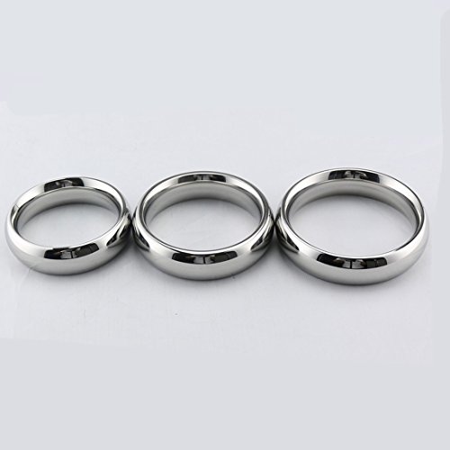 Alip ペニスリング 男性用 コックリング メンズ ステンレス リング アダルト用リング(45mm) - 画像4