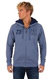 Timberland Hombres chaqueta sudadera con capucha Brown River Hoody (Medium, Azul Indigo)