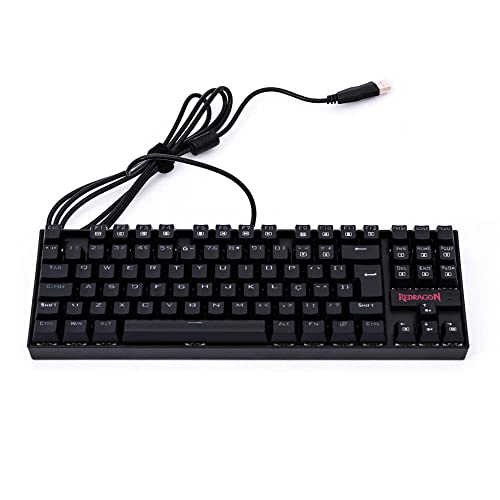 Teclado Mecânico Gamer Redragon Kumara RGB Switch Outemu Brown ABNT2 - K552RGB-1 (BROWN)
