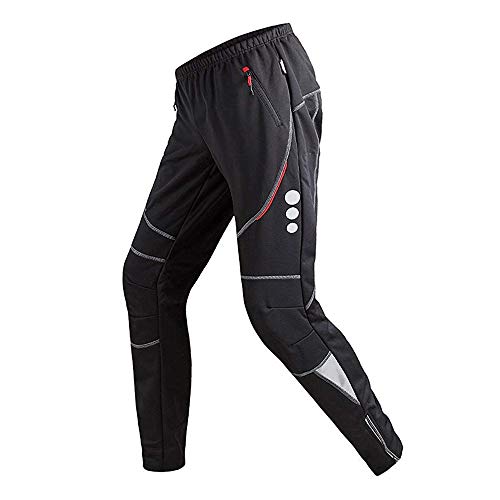 Lixada Calças de Ciclismo dos homens Calças Esportivas À Prova de Vento de Lã Térmico de Inverno Bic