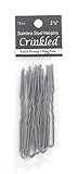 U-shaped Hair Pins - Crinkle, 2.5in (1 pack, Stainless Steel)