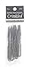 U-shaped Hair Pins - Crinkle, 2.5in (1 pack, Stainless Steel)