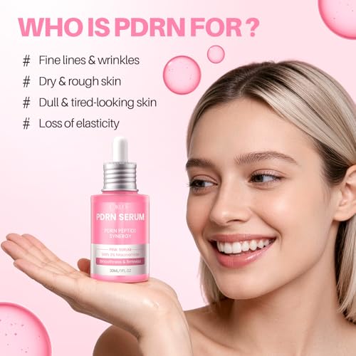 PDRN Pink Serum, 10000ppm Salmon DNA, Niacinamide & Peptides, 1.52 fl oz β image 5