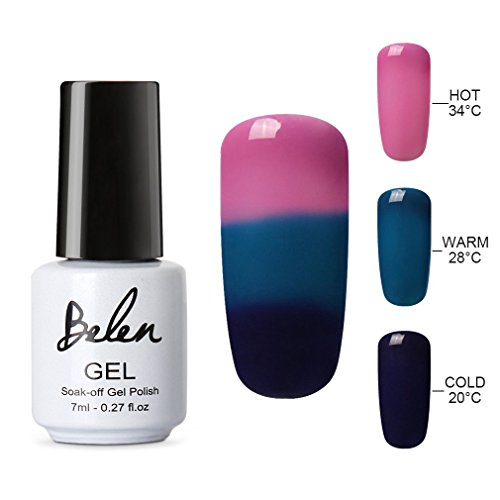 Belen Thermal Temperature Color Changing Gel Nail Polish Soak Off UV LED Nail Lacquer 4207