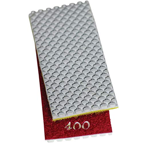 STADEA Almofadas de Polimento de Mão de Diamante Hpw110H Flexíveis para Polimento de Concreto, Vidro