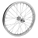 Wheel Master 16 x 1.75 Front Bicycle Wheel, 28H, Steel, Bolt On, Silver