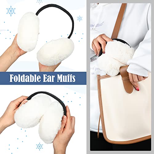 Ronrons Winter Outdoor Sports Windproof Plush Earmuffs For Adult Senior Earflap #TOP4