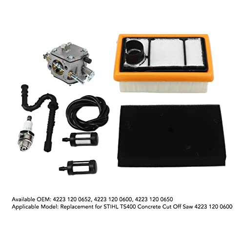 Kit de filtro de carburador, evita transbordamento 4223 120 0600 ABS e filtro de carburador de motor