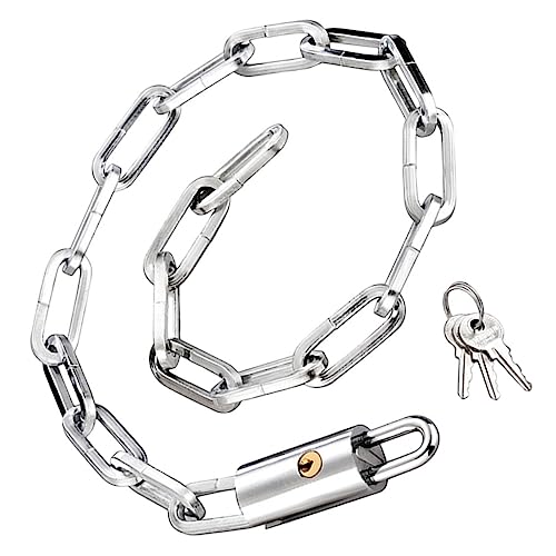 GOOHOCHY Cycling Outdoor Lock Bike Lock Chain Bike Chain Cut Proof Scratch-Proof