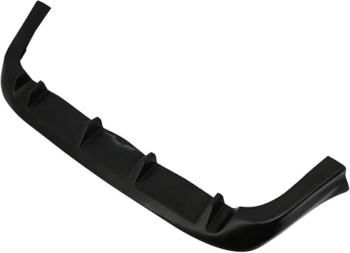 Rear Bumper Lip Compatible with 1997-2001 Honda Prelude, JDM Style Black PU 1998 1999 2000 Lower Splitter, Spoiler Air Dam Chin Valance Diffuser