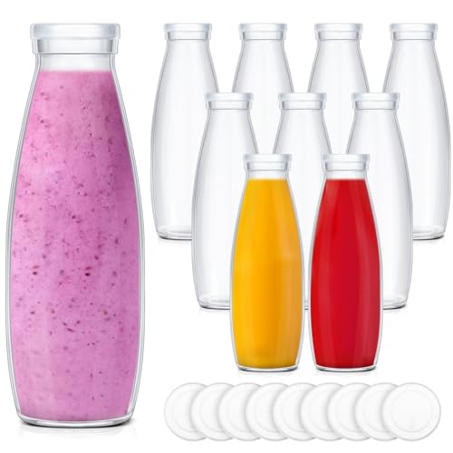 Zubebe 24 Pack 17oz Glass Jars with 48 Airtight Lids - Versatile Apothecary Jars for Food Storage, Drinks, Meal Prep, Christmas Decor & Party Favors