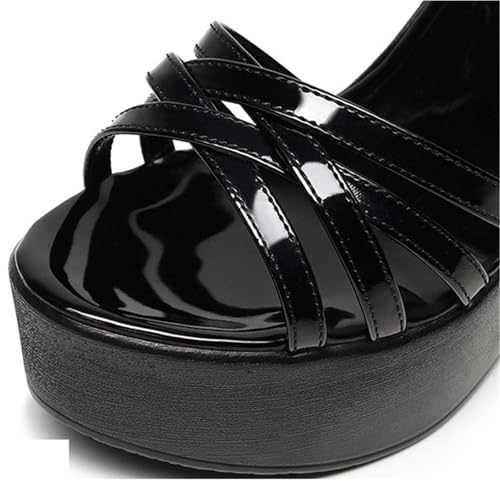 Fashion Sandals Women's High Heels Shoes Summer Thick Platform Wedges4