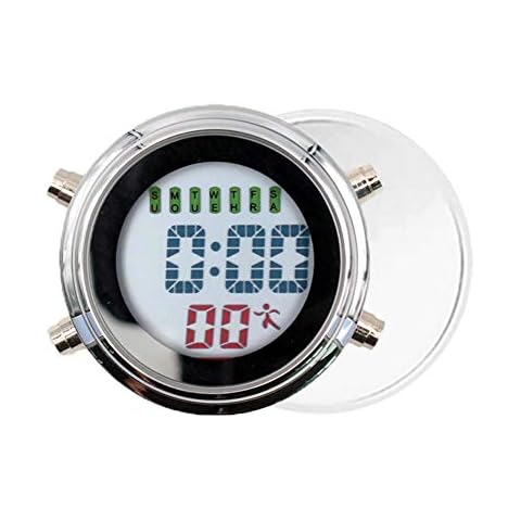 Multi-function Alarm Clock Mini Electronic Clock Hanging Watch Small Alarm Clock Timer Luminous Alarm Clock Simple Waterproof(Silver Cover) Cover