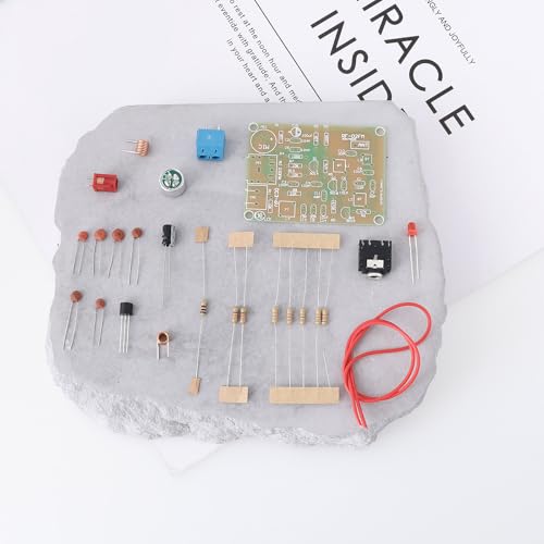 eMagTech 1Set DIY FM Transmitter Kit 88-108MHz Low Power Wireless Microphone with 5-50m Transmission Range DC 3-6V FM Transmitter Module