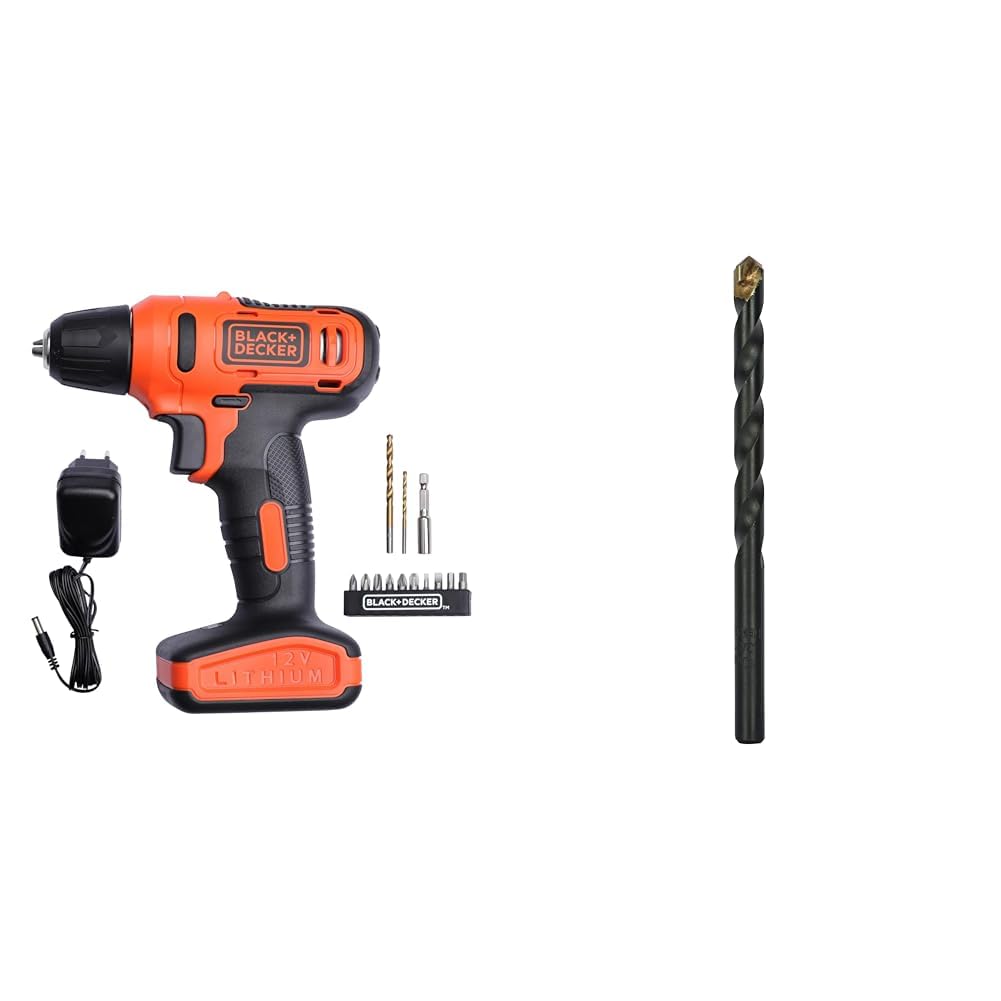 BLACK+DECKER LD12SP 12V 10mm Li-ion Cordless Variable Speed Reversible Drill Machine Driver with 10-image-11