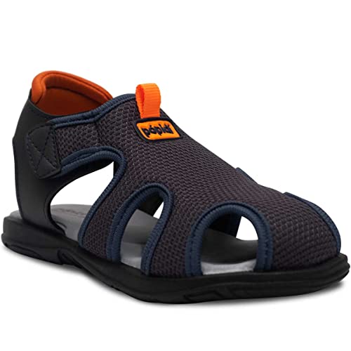 Sandália Papete Menino Nº 28 Ao 33 Casual Masculina 15.04J (Chumbo, Infantil, br_footwear_size_syste