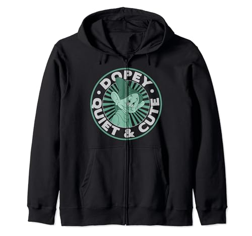 Image of Disney Snow White Dopey Quiet & Cute Zip Hoodie