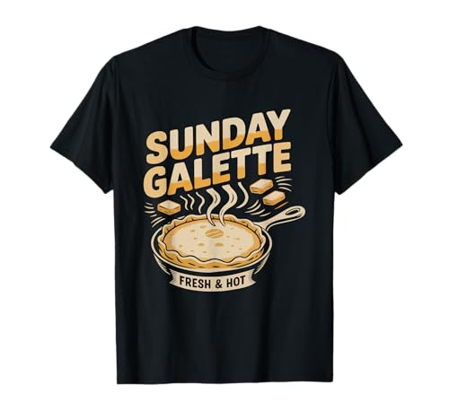 Galettier Cuisinier Crepes Sarrasin Brunch Français T-Shirt