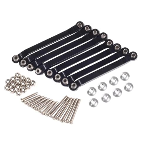 RC�X�e�A�����O�o�[ For WPL C14 C24 1/12 1/16 For MN D90 D91 MN40 MN45 MN96 MN99 For MN99s �V���[�V�v�����b�h�T�X�y���V���������N�}�E���g RC �J�[���i(Black)