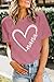 Ascrazy Nana Shirt for Women Best Nana Ever Love Heart Print T-Shirt Grandma Life Tee Top Pink
