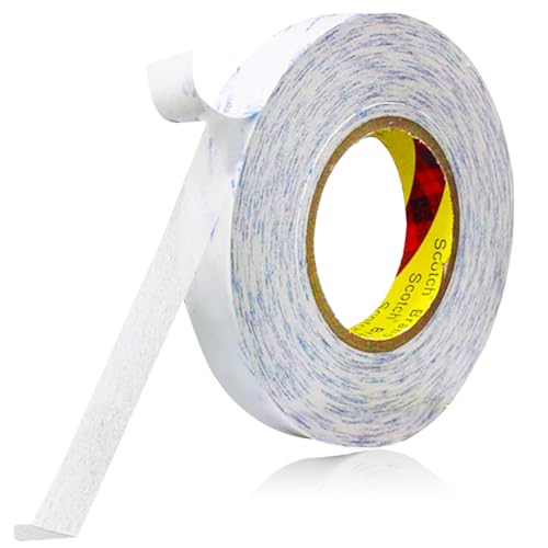 ZENQARI 1 Pieza 3M Cinta de doble cara Para Interior y Exterior Impermeable Sujeción de Objetos Pesados Cinta VHB Adhesión Permanente Ancho 10mm Largo 10m