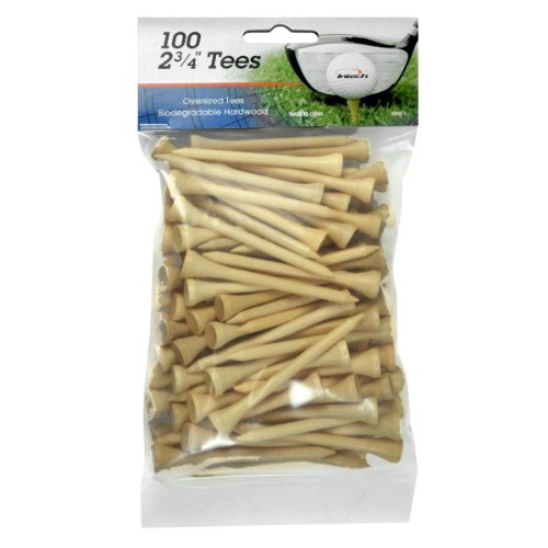 Intech 2 3/4" Golf Tees 100 Pack (Natural)
