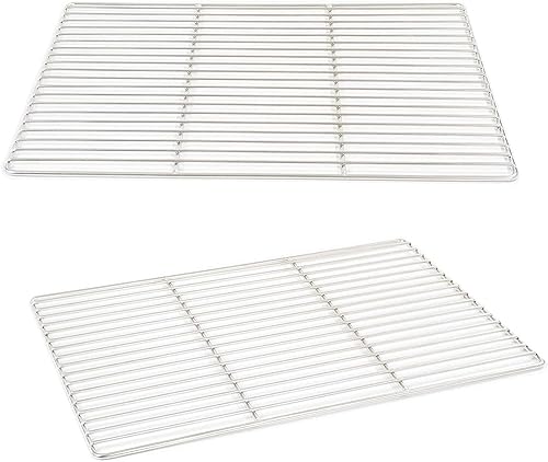 Grillrost 51,5 x 44 cm aus Edelstahl rostfrei und elektropoliert Grillrost 51,5 x 44 cm aus Edelstahl rostfrei und elektropoliert