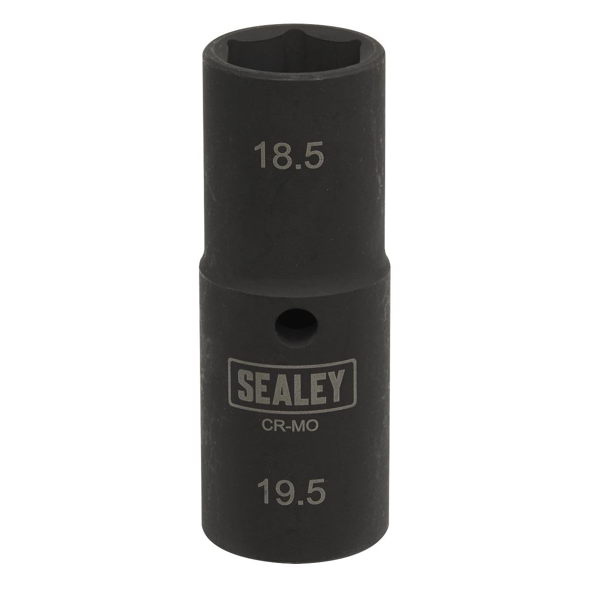 Sealey Black Sx1819 Impact Socket 1/2Insq Drive Double Ended 18.5-19.5Mm