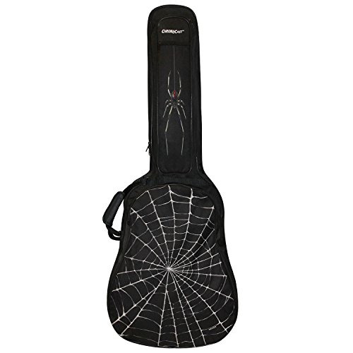 ChromaCast Spider Graphic Multi-Pocket Acoustic Guitar Padded Gig Bag (CC-APB