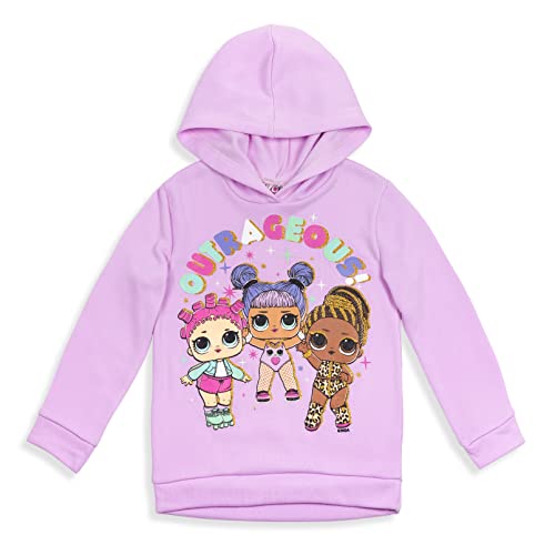 Image of L.O.L. Surprise! Girls' Fleece 2-Piece Hoodie and Leggings Set | Cozy Fleece Hoodie, Ribbed Leggings, Elastic Waistband, Soft and Warm